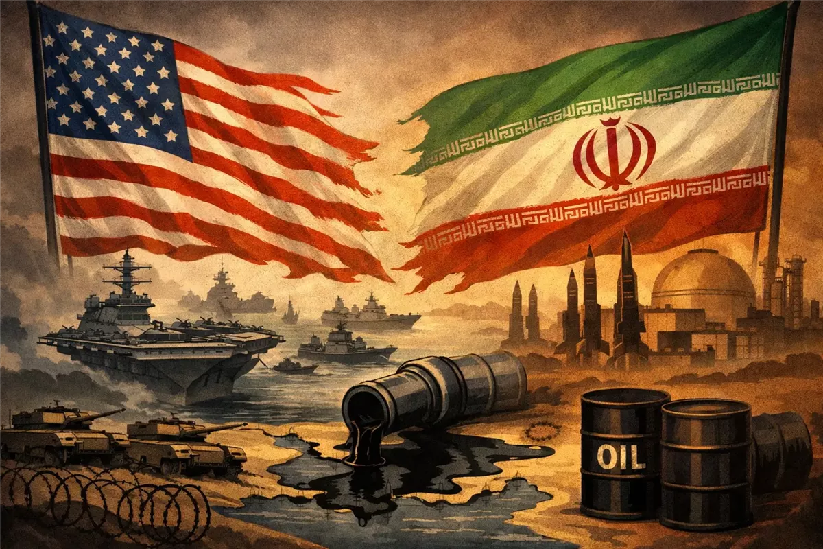 الحرس الثوري الإيراني يعلن استهداف قاعدة الأمير سلطان الأمريكية في السعودية - Illustration