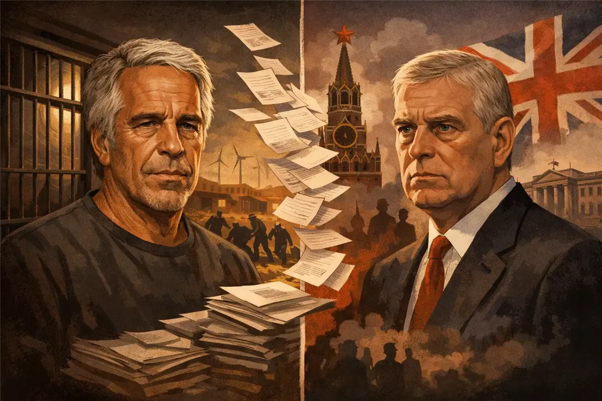 وزارة العدل الأمريكية تكشف تورط الأمير أندرو ضمن ملفات إبستين - Illustration