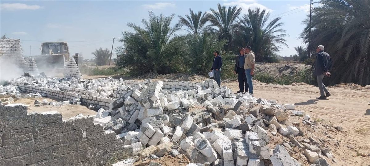 إزالة تعديات الإسماعيلية بالموجة 28 واسترداد 48 فدانًا