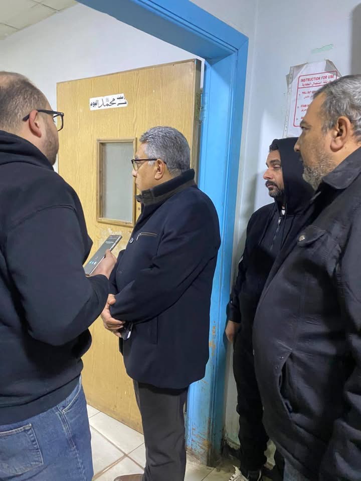 محافظ الدقهلية خلال جولة مفاجئة بمستشفى بلقاس العام