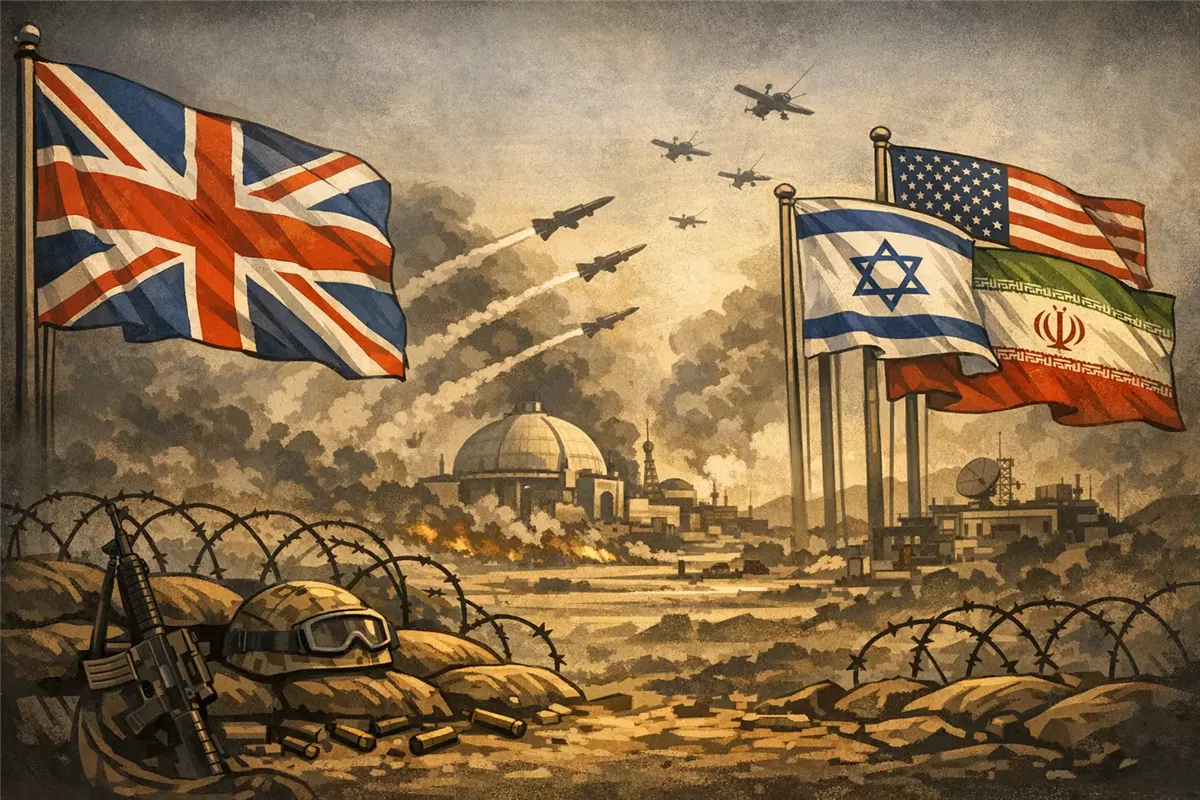 ستارمر يوضح موقف بريطانيا من الضربات الأمريكية الإسرائيلية على إيران - Illustration