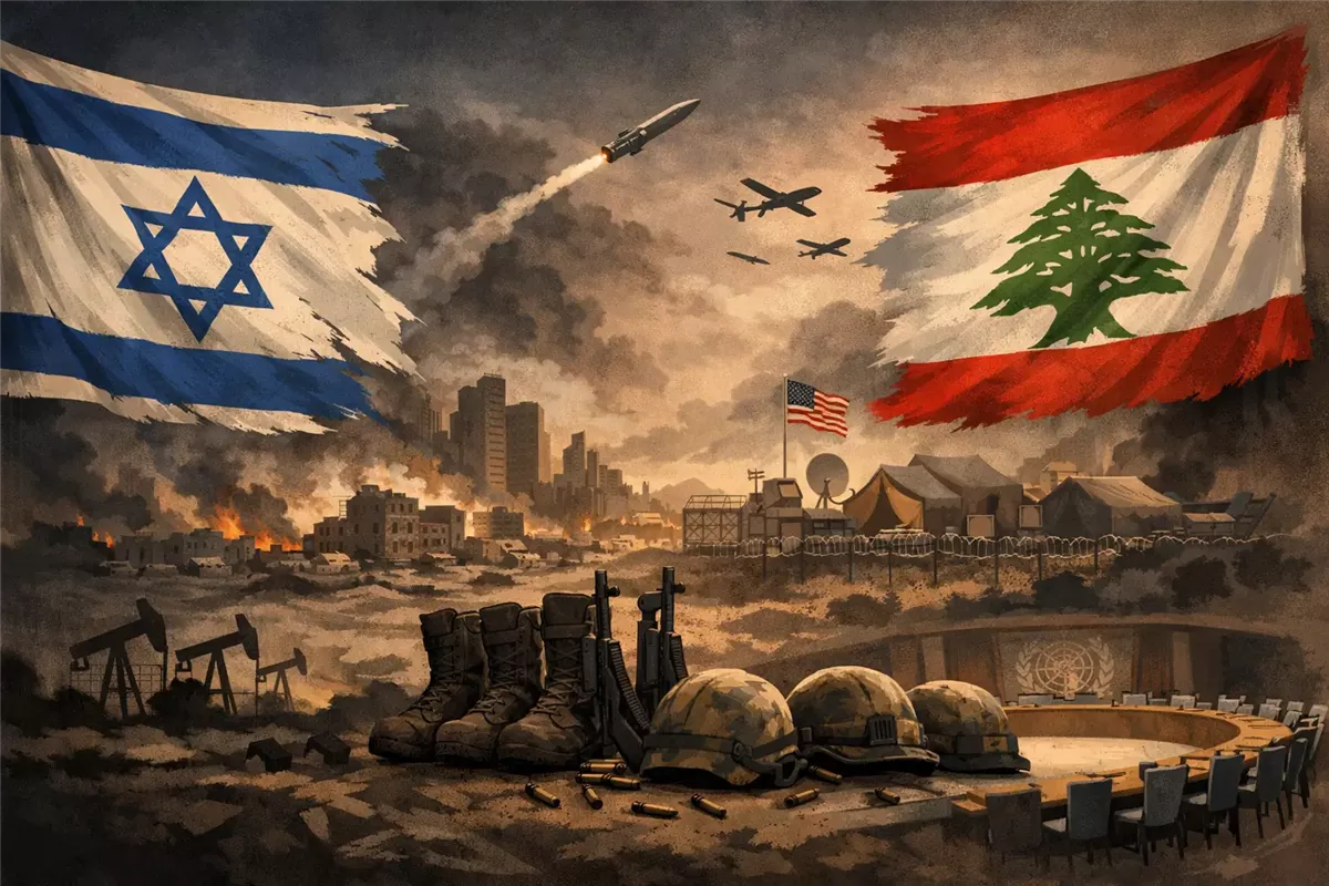 الجيش الإسرائيلي يشن غارات على مواقع في لبنان - Illustration