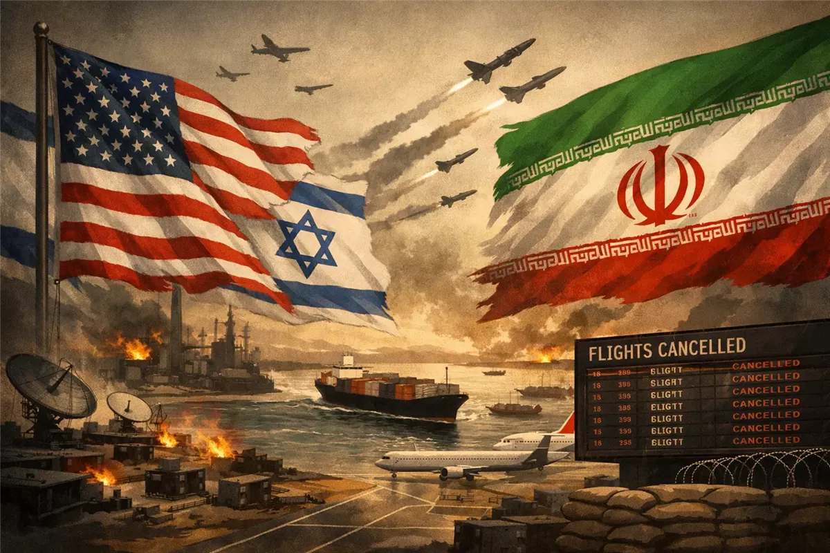التوتر بين واشنطن وطهران يشل الملاحة في مضيق هرمز ويحتجز مئات السفن - Illustration