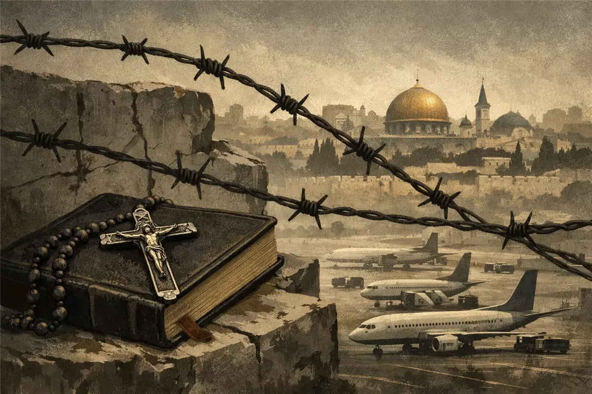 نيجيريا تعلق رحلات الحج المسيحي إلى إسرائيل بسبب الصراع - Illustration