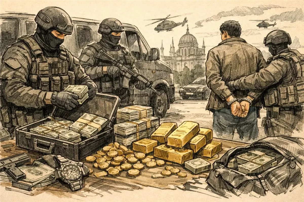 زيلينسكي يهدد أوربان بعد مداهمة مجرية تصادر ملايين الدولارات المتجهة لأوكرانيا - Illustration