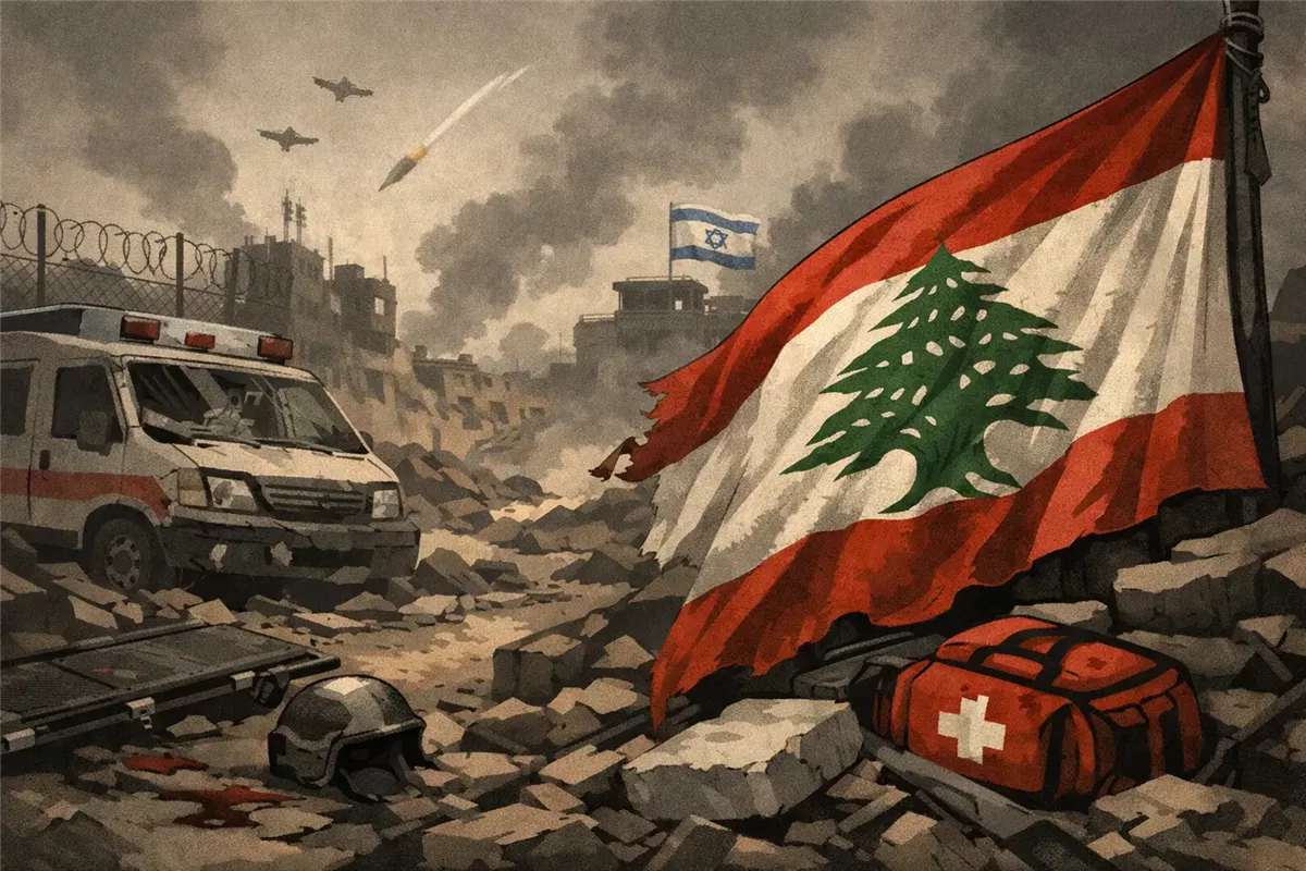 تصاعد الحرب في لبنان بعد استهداف سيارة صحافيين - Illustration