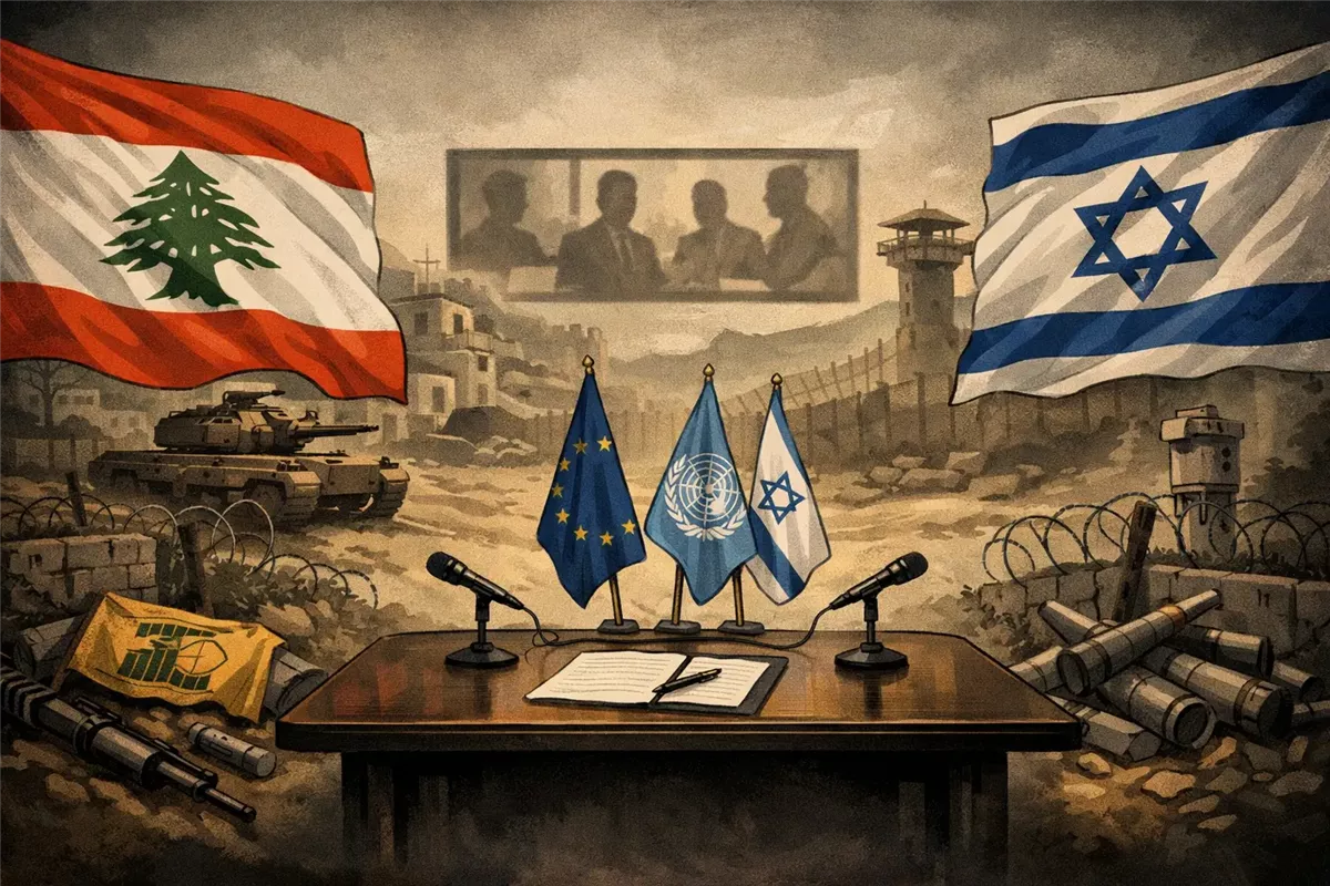 جوزيف عون يعلن مبادرة لوقف إطلاق النار بين لبنان وإسرائيل - Illustration