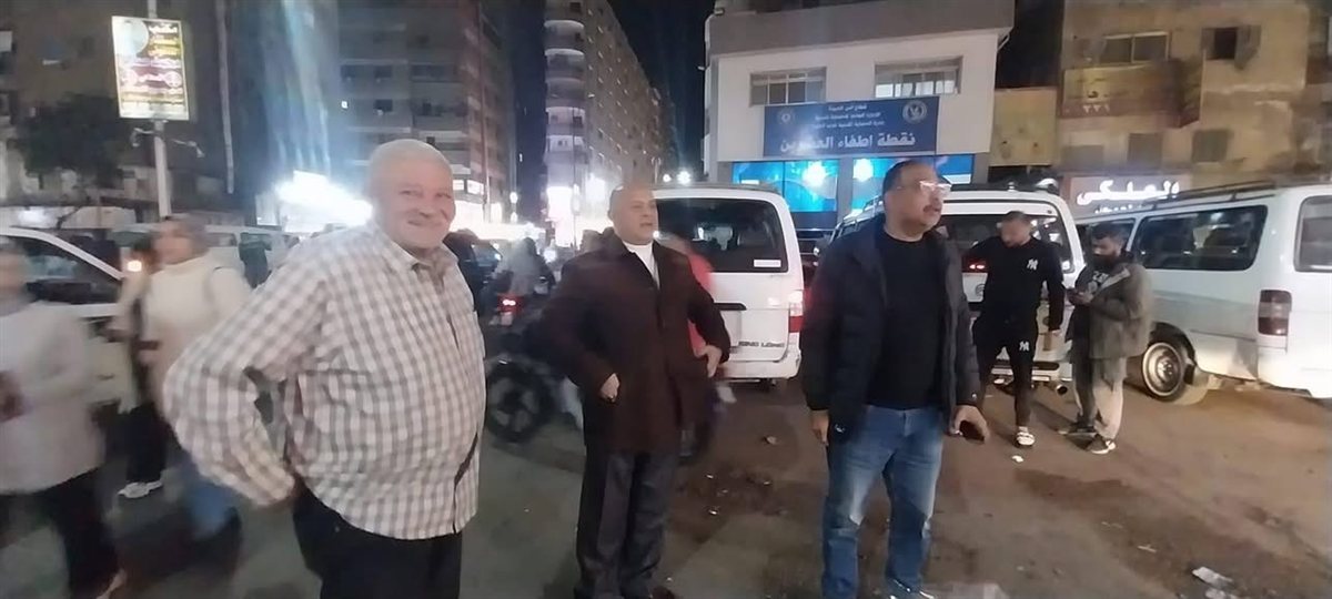 جولة ليلية لسكرتير عام محافظة الجيزة لمتابعة الخدمات في بولاق الدكرور