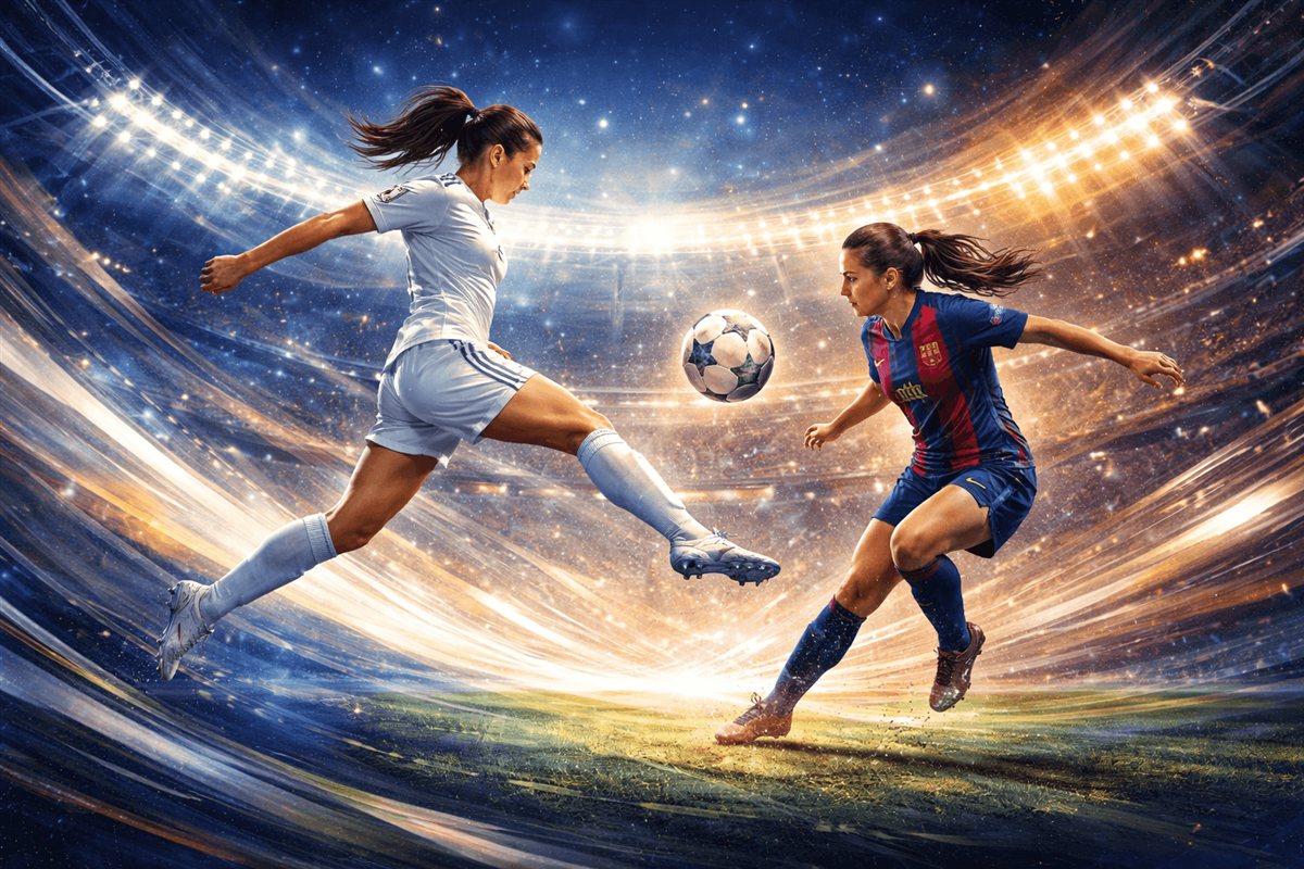 برشلونة يواجه ريال مدريد في ربع النهائي أرشيفية