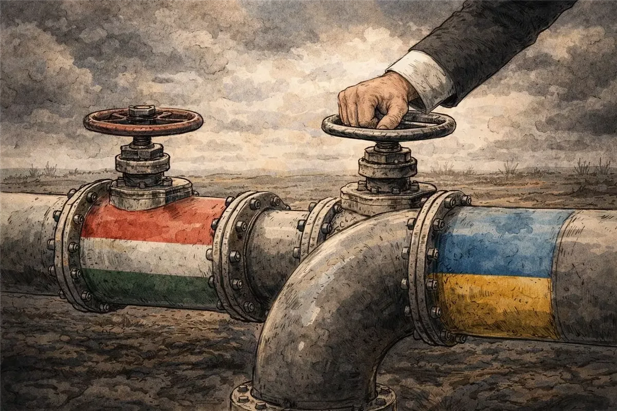أزمة بين هنغاريا وأوكرانيا بعد قرار أوربان وقف الغاز - Illustration