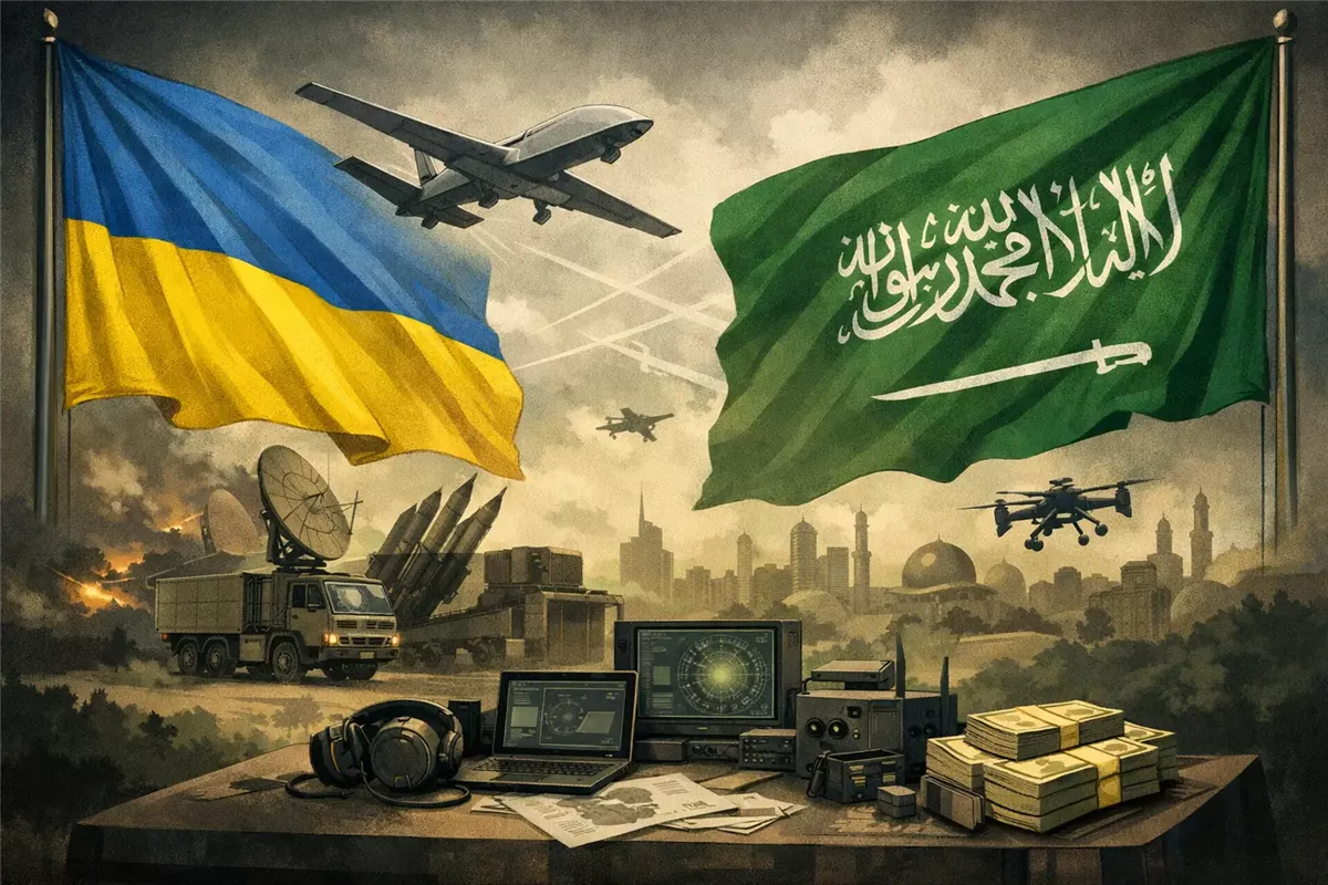 السعودية وأوكرانيا في نقاشات حول الأمن والدفاع - Illustration
