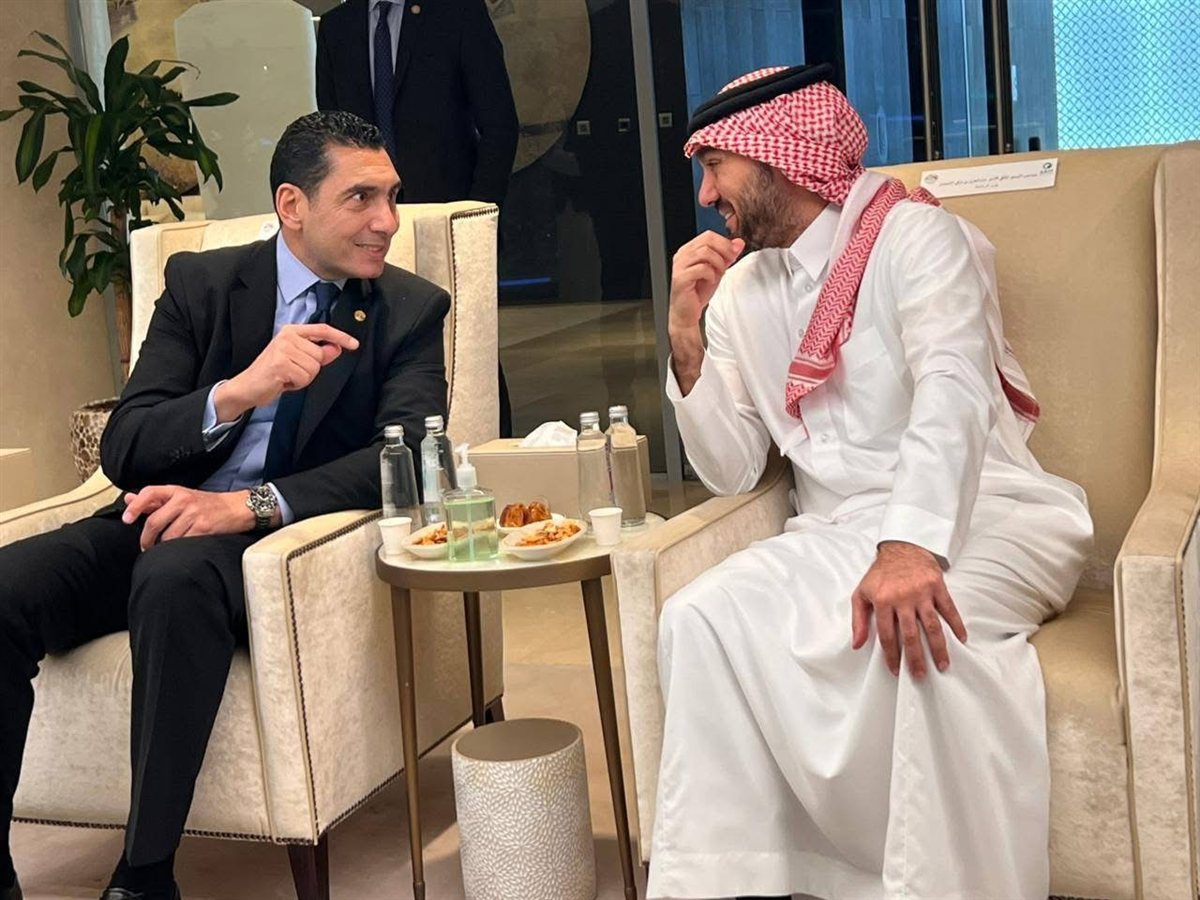 وزير الشباب والرياضة ونظيره السعودي يؤكدان توطيد التعاون