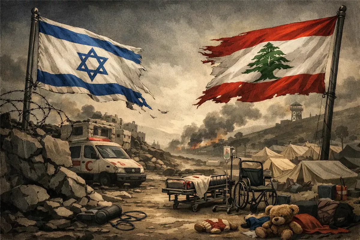 تصعيد إسرائيلي في لبنان يوقع مئات الضحايا - Illustration