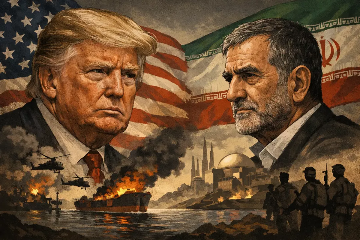 طهران تقبل هدنة مشروطة مع واشنطن - Illustration
