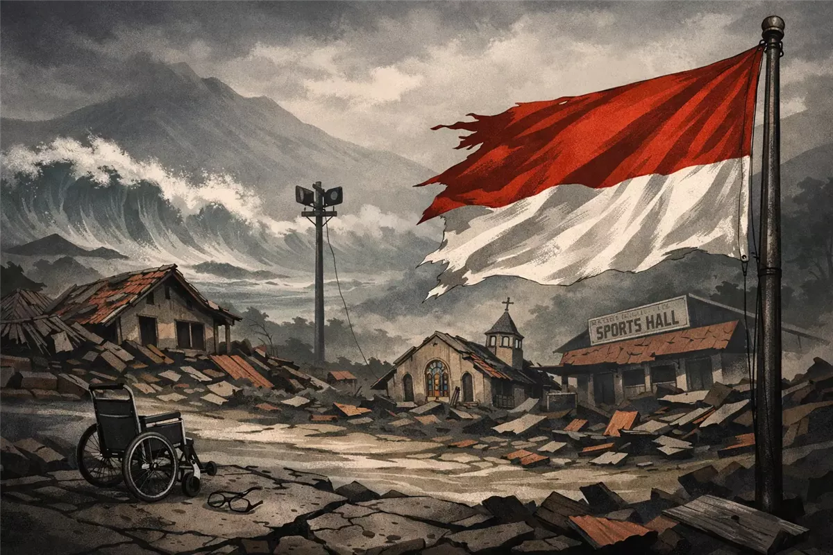 زلزال بحر المولوكا وتأثيره على سكان إندونيسيا - Illustration