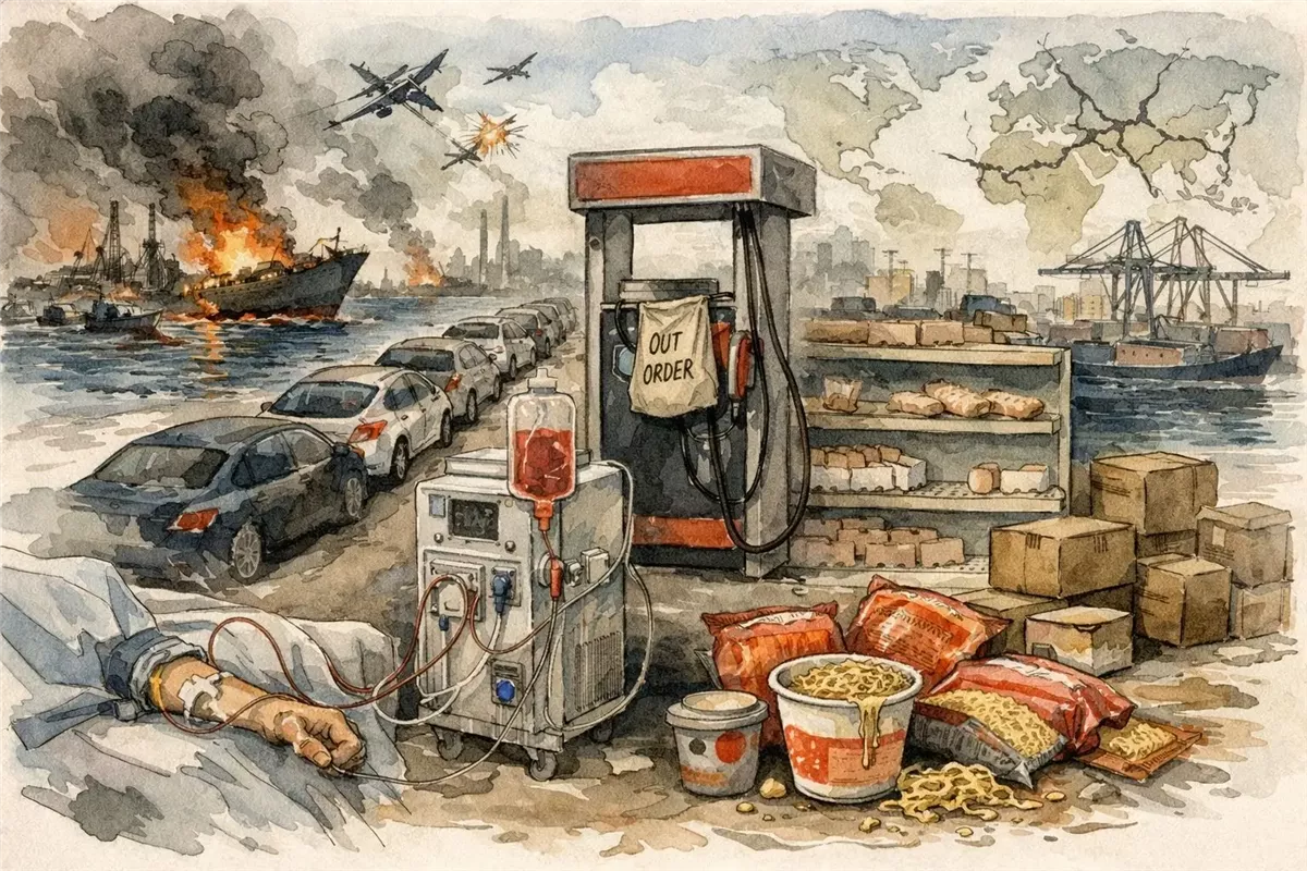 آسيا تواجه إغلاق المصانع وتهديد الأمن الغذائي - Illustration