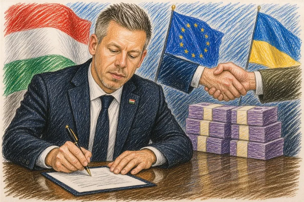 بيتر ماغيار يعلن دعم المجر لقرض أوكرانيا - Illustration