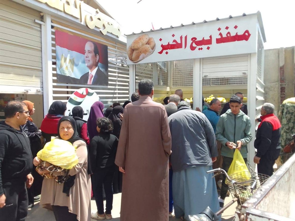 استمرار بيع الخبز عبر 6 منافذ توزيع في المنصورة
