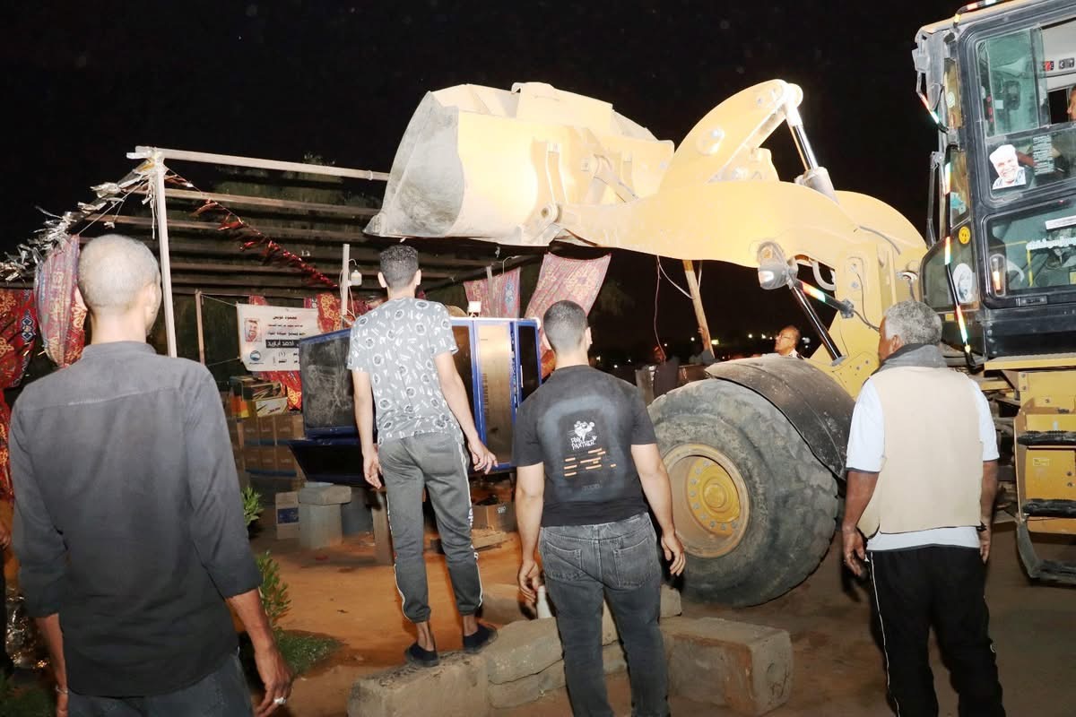 إزالة تعديات وإشغالات لتحقيق الانضباط المروري بمحافظة أسوان