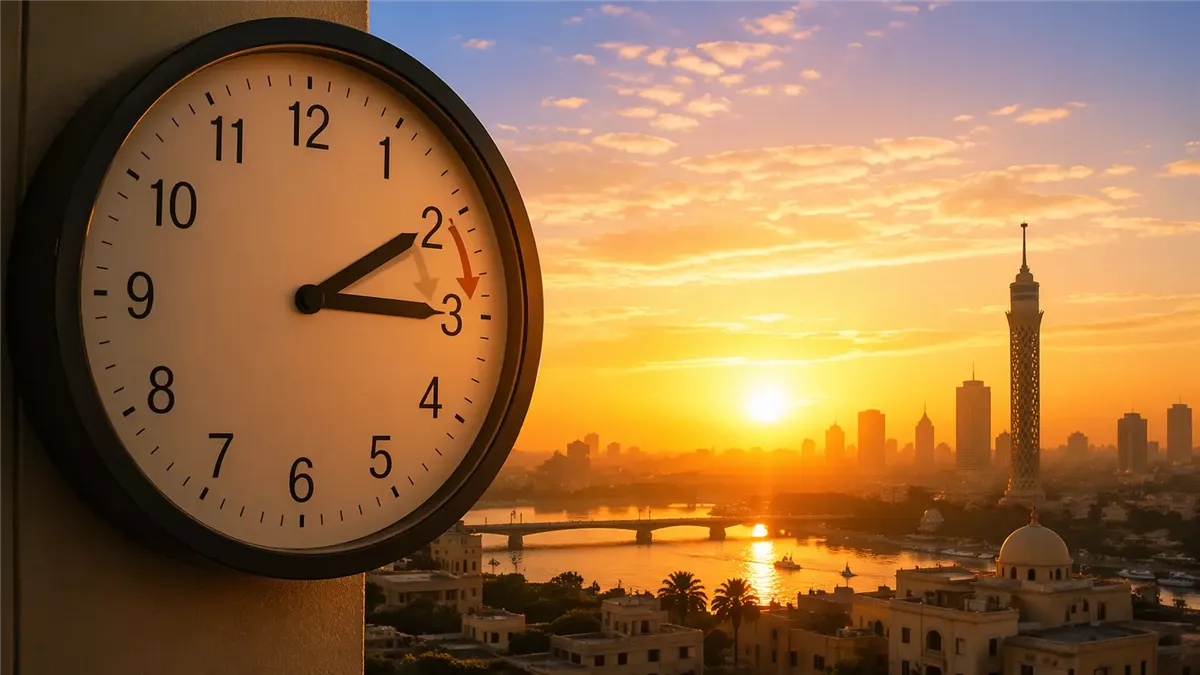 مصر تبدأ التوقيت الصيفي الجمعة 24 إبريل 2026