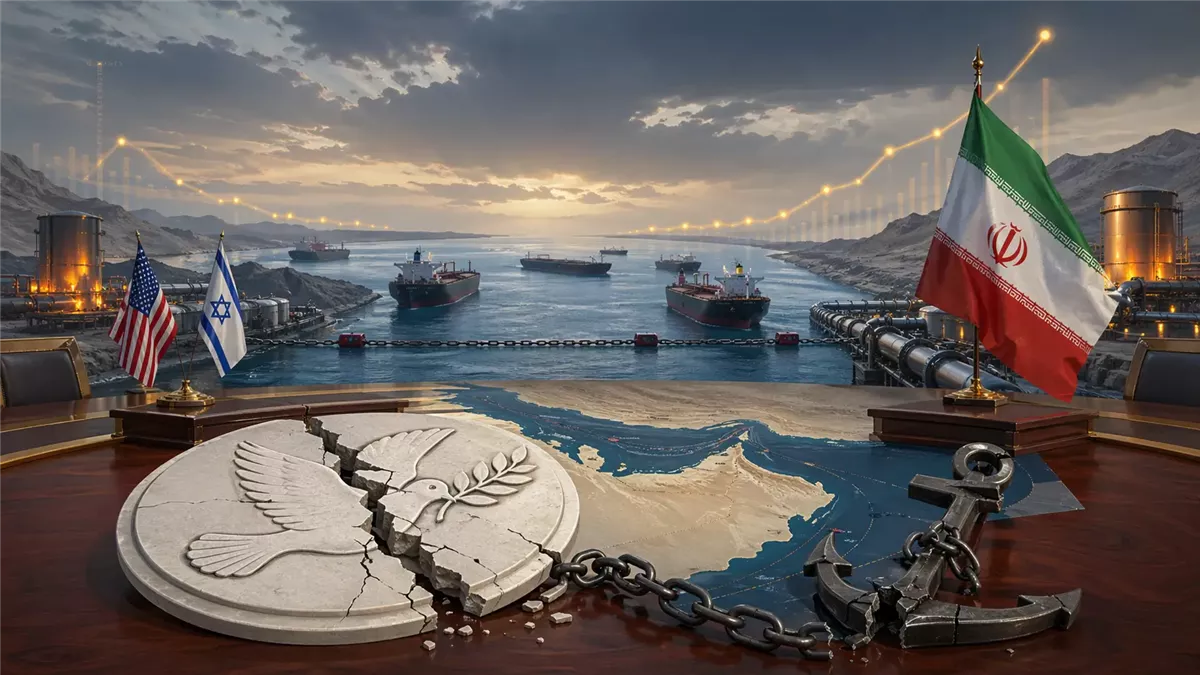 إيران تربط الهدنة بإنهاء الحصار البحري - Illustration