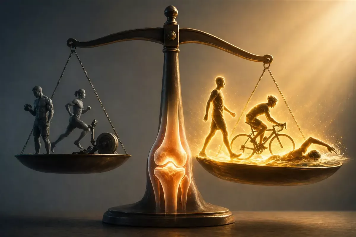 المشي والسباحة أم التقوية؟ أيهما أفضل لخشونة الركبة