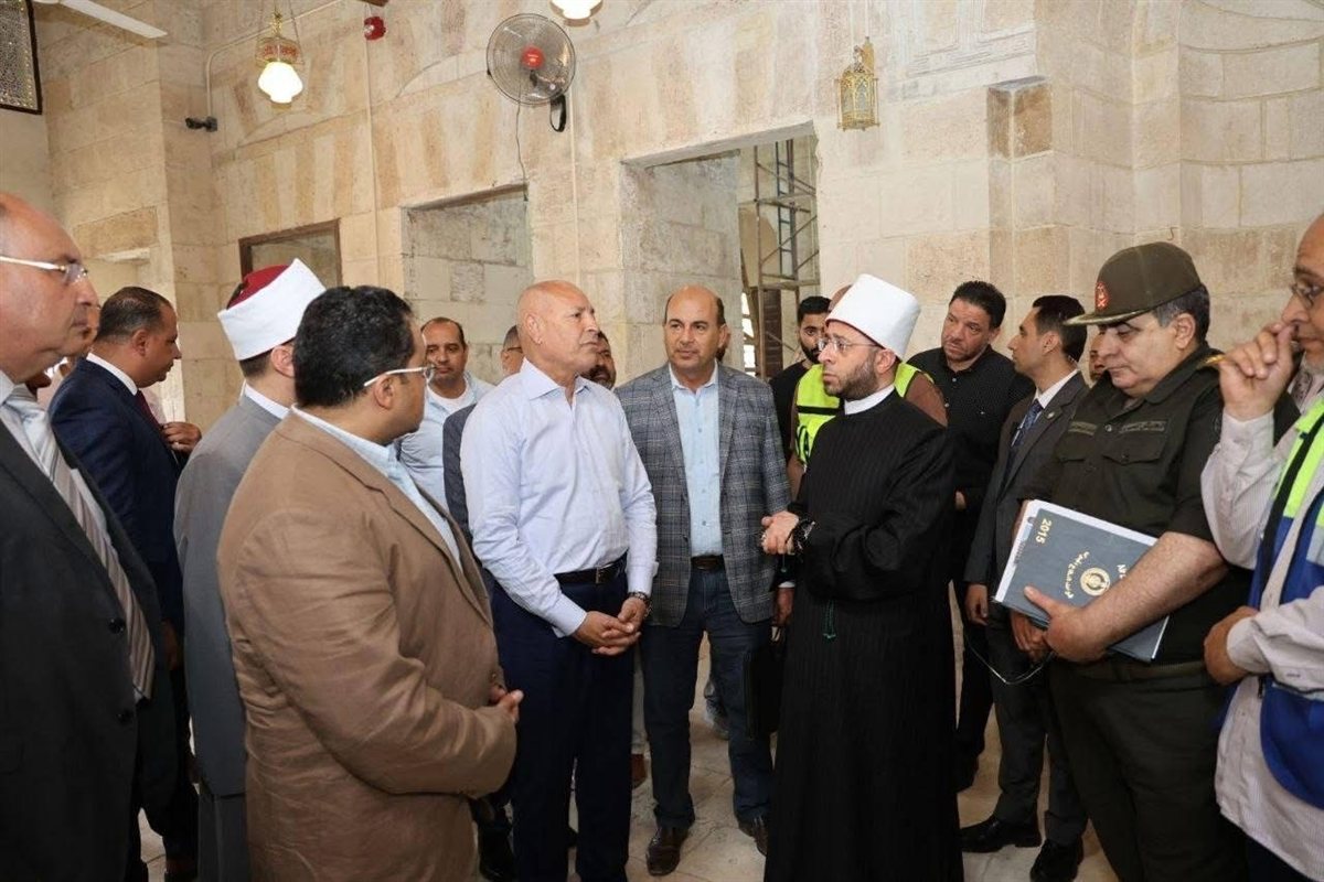 جولة لمتابعة ترميم المساجد والأماكن الأثرية في القاهرة