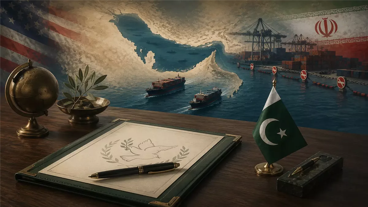 الحصار الأمريكي وأزمة الملاحة مع إيران - Illustration
