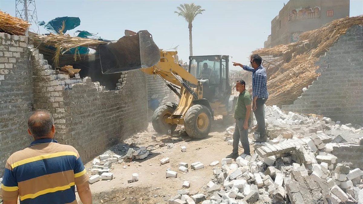 إزالة 29 حالة تعدٍ على أراضي الدولة والزراعة في أسيوط