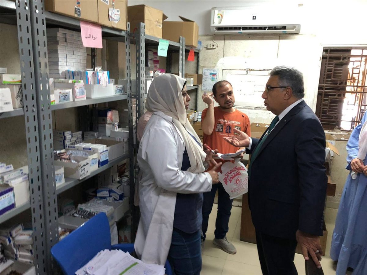 جولة محافظ الدقهلية بعيادة التأمين الصحي بجديلة