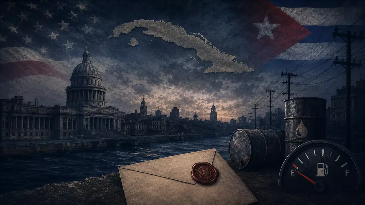 أزمة الطاقة في كوبا تؤثر على هافانا والسكان - Illustration