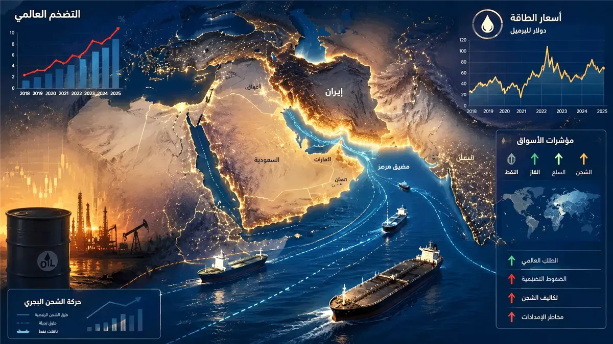 حرب إيران تضغط على الطاقة والأسواق العالمية أرشيفية
