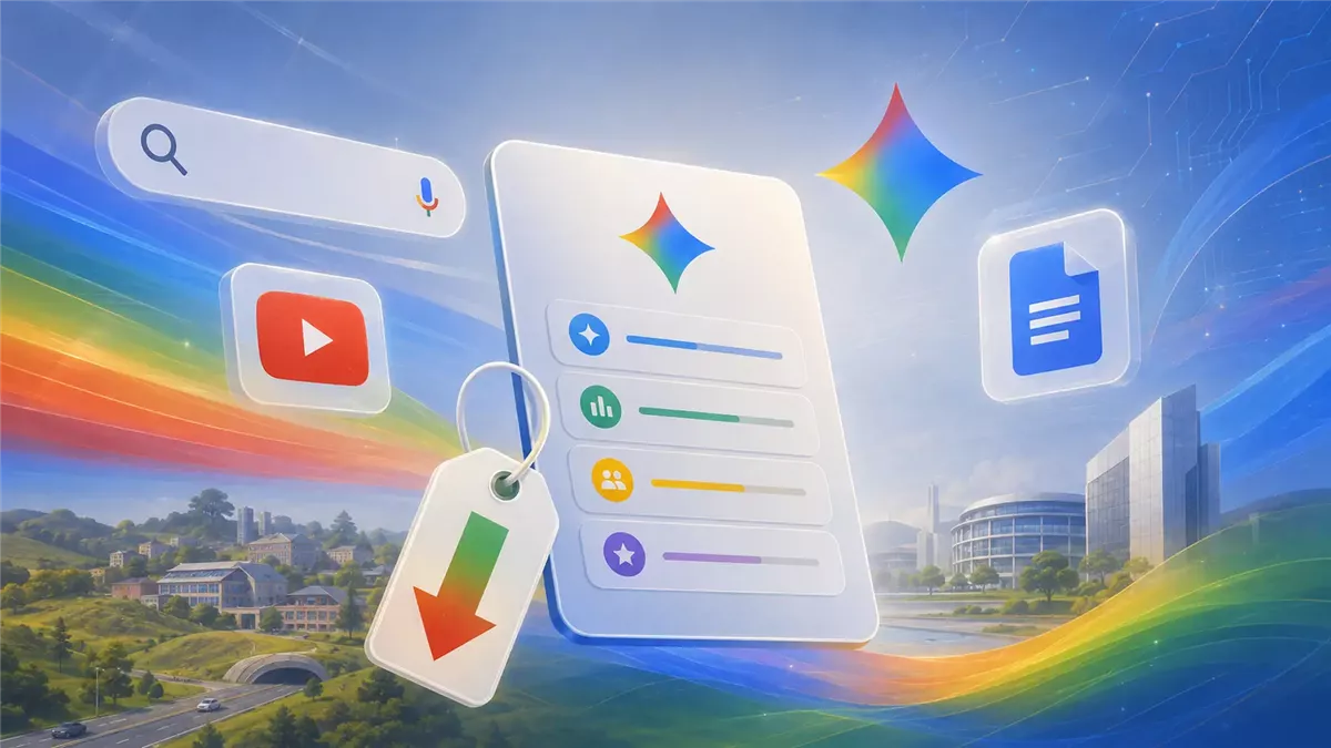 مؤتمر Google I/O 2026 يكشف تحديثات Gemini - Illustration