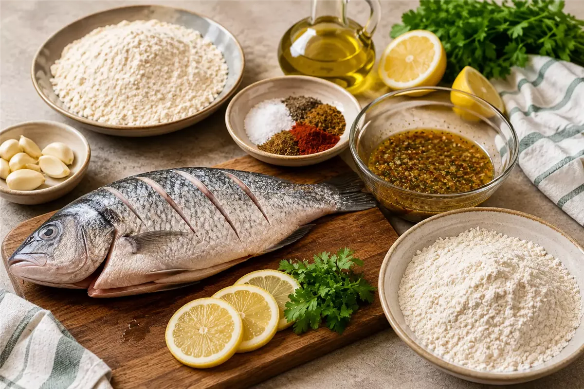 خطوات تحضير السمك المقلي بطعم المطاعم