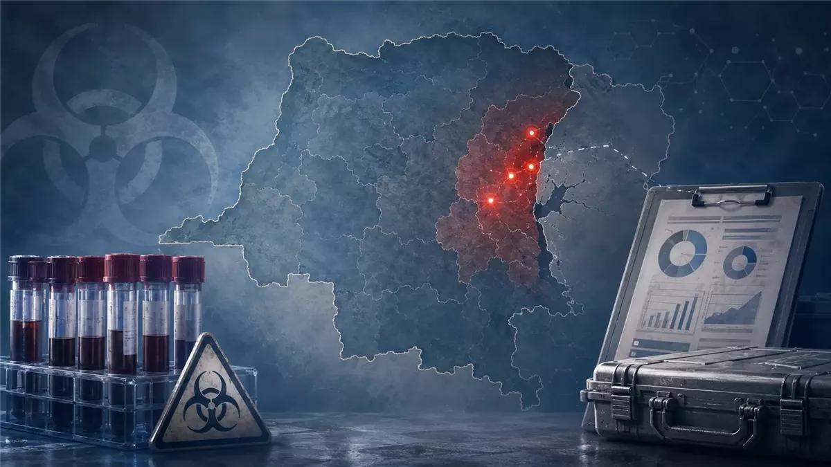 615 مريضاً في العزل بالكونغو مع اتساع إيبولا - Illustration