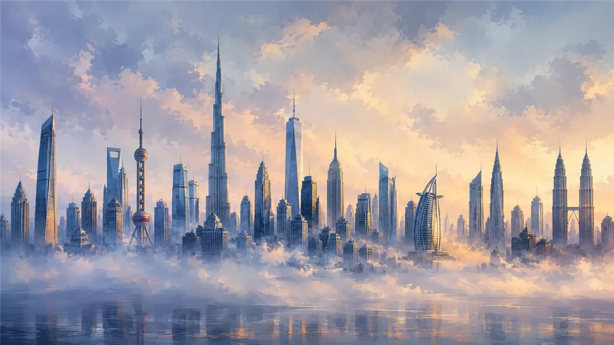 ناطحات السحاب ترسم ملامح القوة العمرانية في العالم أرشيفية
