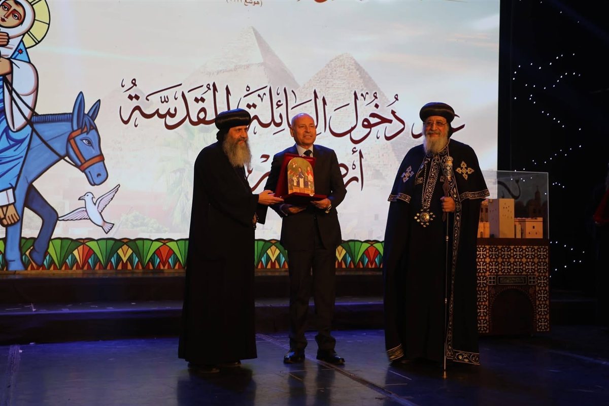 احتفالية عيد دخول السيد المسيح أرض مصر بالكاتدرائية المرقسية
