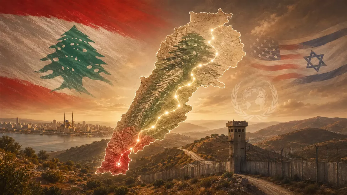 حزب الله وإسرائيل في مسار وقف إطلاق النار بلبنان - Illustration