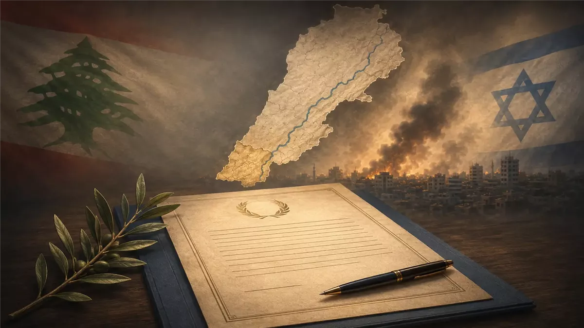 نعيم قاسم يوضح موقف حزب الله من اتفاق التهدئة - Illustration