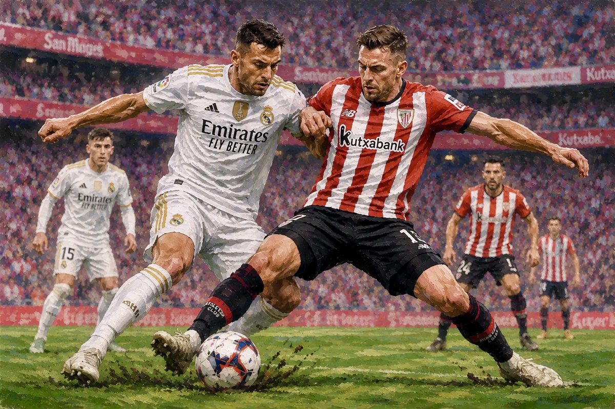 ريال مدريد يواجه بيلباو في صراع قوي بالليغا أرشيفية