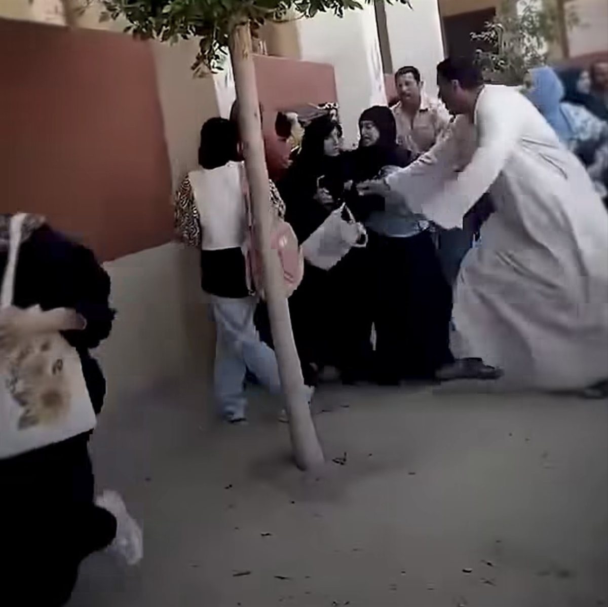 ضبط سيدة اعتدت على معلمة داخل مدرسة بالشرقية