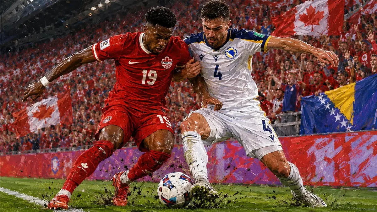 كندا تبدأ مشوارها بتأخر مبكر أمام البوسنة أرشيفية