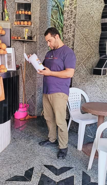 ضبط مادة كيميائية داخل محل عصير قصب بالقوصية