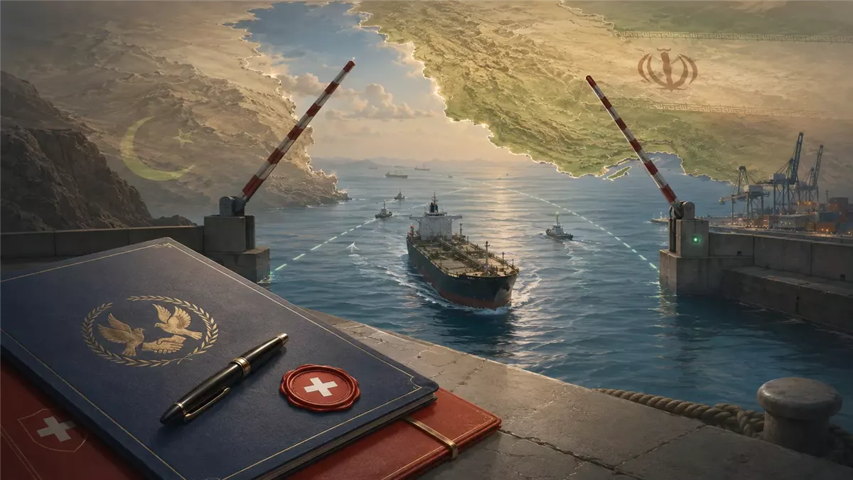 واشنطن وطهران تعلنان اتفاق وقف الحرب - Illustration