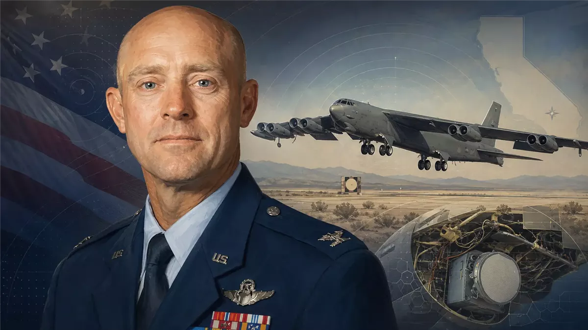 تحطم قاذفة B-52 أمريكية بعد إقلاعها من قاعدة إدواردز - Illustration