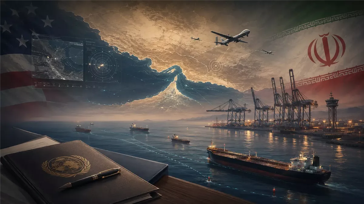 مضيق هرمز يتأثر بالتصعيد بين واشنطن وطهران - Illustration
