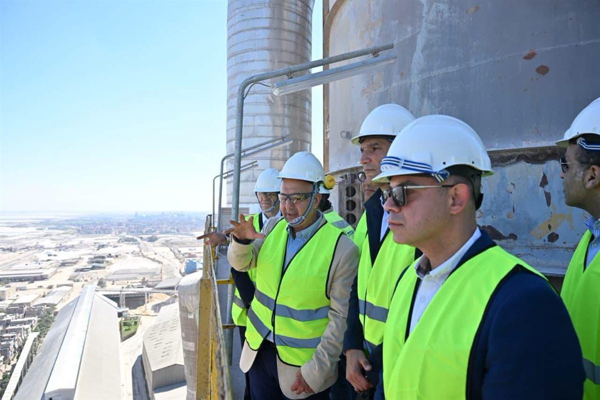 افتتاح صوامع التصدير الجديدة لشركة تيتان مصر للأسمنت بمدينة الإسكندرية