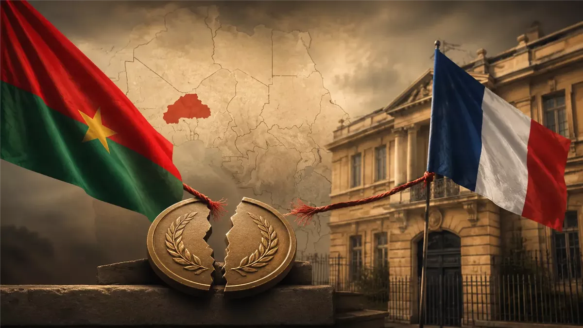 بوركينا فاسو تعلن قطع العلاقات الدبلوماسية مع فرنسا - Illustration