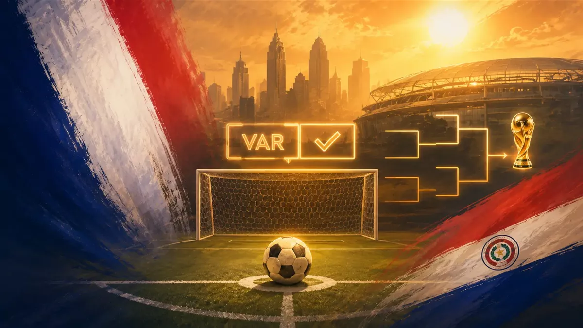 فرنسا تتجاوز باراغواي 1-0 في كأس العالم 2026 - Illustration