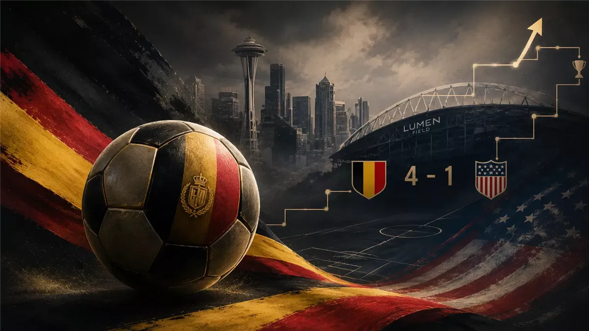 منتخب بلجيكا يحقق فوزاً كبيراً في كأس العالم 2026 - Illustration